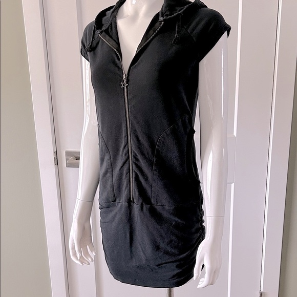 Cotton Jersey Ruched Tunic Dress - Picture 1 of 17